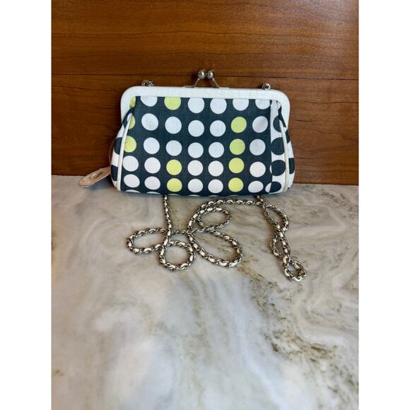 Isabella Fiore Chain Detail Beaded Floral Special Occassion Bag Purse - Picture 4 of 10